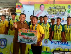 Gubernur Kepri Menutup Turnamen Kejuaraan Futsal Zona Natuna 2023