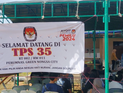 Ratusan warga Green Nongsa City Nyoblos di TPS 35