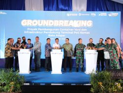 Groundbreaking Pembangunan Container Yard Jadi Titik Balik Pengembangan Pelabuhan Batu Ampar