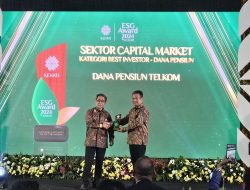 Dana Pensiun Telkom Raih Predikat Terbaik di Ajang ESG Award 2024