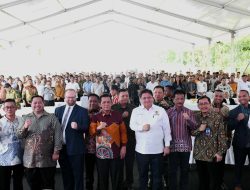Gubernur Ansar Dampingi Menko Perekonomian pada Grand Launching dan Ground Breaking Kawasan Industri Wiraraja