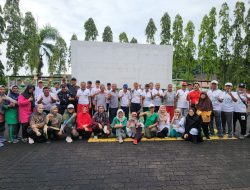 Peringati Ultah Ke-2, KJS P2TEL Rikep Gelar Senam dan Periksa Kesehatan