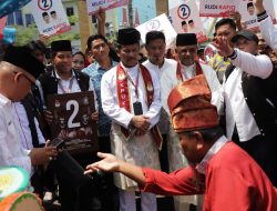 Rudi-Rafiq Kampanye Perdana di Posko Seipanas