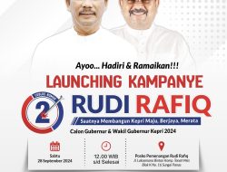 Besok, Ribuan Orang Ramaikan Kampanye Rudi-Rafiq di Seipanas: Saatnya Kepri Maju