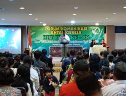Hadiri Undangan Ultah ke- 28 FKAG, Rudi Ajak Jemaat Kristiani Kompak Bangun Tanjungpinang dan Kepri