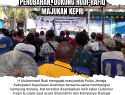 Warga Jemaja Sambut Perubahan, Dukung Rudi-Rafiq Majukan Kepri Ajak Warga Jemaja Bersama Bangun Anambas, Rudi Bagikan Nomor HP