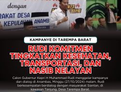 Kampanye di Tarempa Barat, Rudi Komitmen Tingkatkan Kesehatan, Transportasi, dan Nasib Nelayan