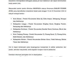 Peringatan Banjir Rob di Kepri, Warga Batuaji, Batuampar, Sekupang, Nongsa Harap Waspada