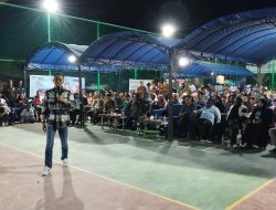 Kampanye di Kampung Sukadamai, Amsakar Disambut Kesenian Kuda Lumping