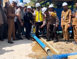 Bupati Muhammad Nizar Resmikan Proyek Pipa Transmisi Air Baku PDAM Tirta Lingga