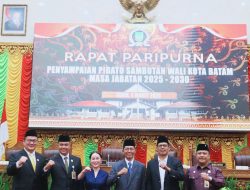 Wali Kota Batam Amsakar Achmad Sampaikan Pidato Sambutan dalam Rapat Paripurna DPRD Kota Batam