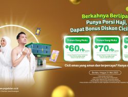 Cicil Emas di Pegadaian Dapat Diskon Uang Muka, Intip Caranya Disini!