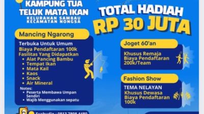 Festival Mancing Ngarong Kembali Digelar di Teluk Mata Ikan, Angkat Potensi Wisata dan Ekonomi Warga