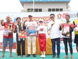 Anggota DPRD Batam Bersatu Bersama Warga Ramaikan Gerindra Cup I di Pulau Penawar Rindu