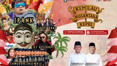 Kemilau Nusantara Kepri Meriahkan Penutupan HUT RI ke-80 dengan Paduan Budaya dan Konser Musik
