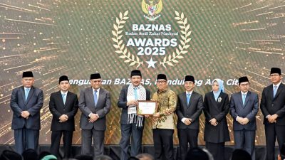 Dinilai Aktif Mendukung Pergerakan Zakat, Wakil Gubernur Kepri Terima Penghargaan di Baznas Award 2025