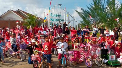 Anak-Anak Bougenville Meriahkan HUT RI ke-80 dengan Pawai dan Sepeda Hias