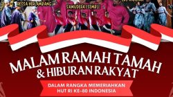 Malam Puncak Peringatan HUT ke 80 RI di Kepri Dimeriahkan The Three Generation dan Pembagian 7000 Kupon Makan Gratis