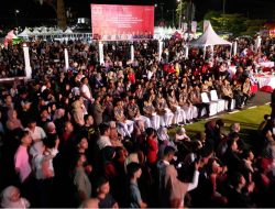 Ribuan Warga Padati Malam Ramah Tamah HUT ke-80 RI di Gedung Daerah Kepri