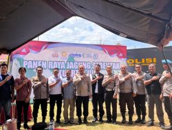 Polres Lingga Dorong Ketahanan Pangan Lewat Panen Raya Jagung