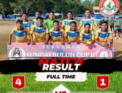 Tanjung Irat FC Kalahkan Sembuang FC Dengan Skor 4-1 di Sungai Buluh Cup II