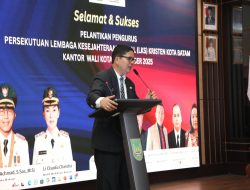 Kadis Kominfo mewakili Wali Kota Batam Kukuhkan LKS Kristen, Tekankan Perhatian untuk Masyarakat Rentan