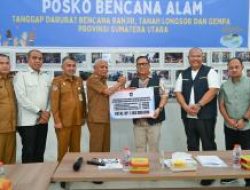 Pemprov Kepri Serahkan Bantuan Rp1,153 Miliar untuk Korban Bencana di Sumut