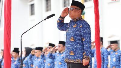 Wagub Nyanyang Pimpin Upacara HUT ke-54 KORPRI: Tegaskan Profesionalisme ASN di Era Transformasi Digital