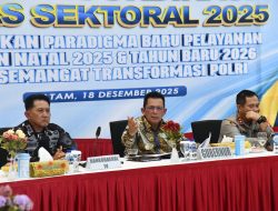 Gubernur Ansar Tekankan Penguatan Pengamanan dan Layanan Nataru pada Rakor Operasi Lilin Seligi 2025