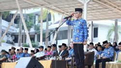 Peringatan HUT Korpri dan PGRI, Amsakar Dorong Pelayanan Publik Cepat dan Pendidikan Berkualitas