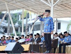 Peringatan HUT Korpri dan PGRI, Amsakar Dorong Pelayanan Publik Cepat dan Pendidikan Berkualitas