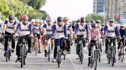 Batam Bersepeda Semarakkan HJB ke-196, Amsakar-Li Claudia Gowes Bersama 2.826 Peserta