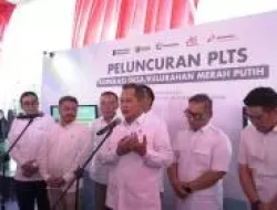 Menteri Koperasi & UKM Bersama Wagub Kepri Resmikan Peluncuran PLTS Koperasi Merah Putih