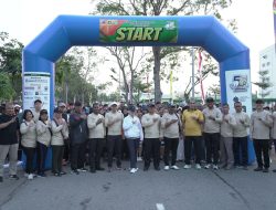 Wagub Nyanyang Hadiri Jalan Santai Bulan K3 Nasional ke-56 di Batam