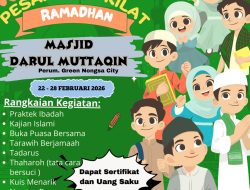 Yuuk Ikutan Pesantren Kilat Ramadan Masjid Darul Muttaqin, Gratis dan Berhadiah Sertifikat