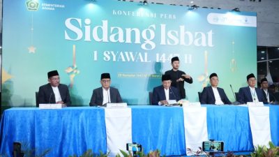 Pemerintah Tetapkan 1 Syawal 1447 H Jatuh Pada Sabtu, 21 Maret 2026