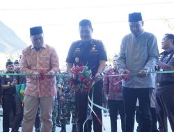 Bupati dan Wakil Bupati Lingga Hadiri Peresmian Gedung Serba Guna Kejari Lingga