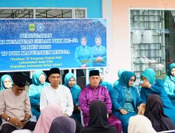 Peringati HKG PKK ke-54, TP PKK Lingga Salurkan Ratusan Paket Sembako untuk Masyarakat