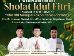 Gubernur Ansar dijadwalkan Salat Idul Fitri di Tanjungriau Batam