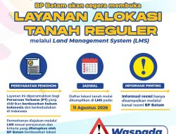 BP Batam Perkuat Transparansi Layanan Pertanahan, Alokasi Tanah Reguler Segera Hadir Melalui LMS