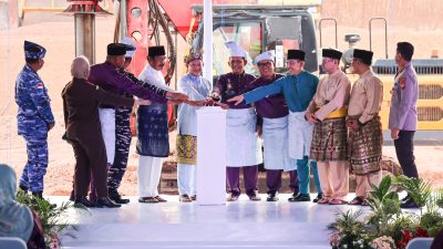 Mendagri Tito Karnavian Resmikan Groundbreaking Museum dan Monumen Bahasa Nasional di Pulau Penyengat