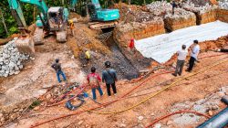 BP Batam Kebut Perbaikan Jalan Depan Hotel Vista, Masyarakat Diimbau Berhati-Hati