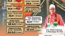 Raphita Wisata Tawarkan Paket Umrah 2026–2027, Harga Mulai Rp30,5 Juta, Ada Program Khusus Ramadan